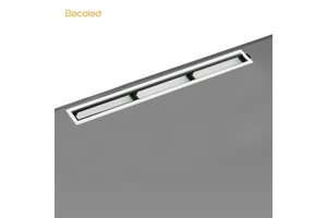 Commercial LED Linear Light Pendant Surface Mounted LED Grille for Indoor Office Aluminum Body