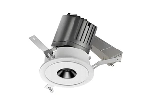 ETL DLC Approved Trimless Trim Honeycomb Soften Glass Super Anti-Glare Oval Round Pin-hole 12W Led Wall Lamp