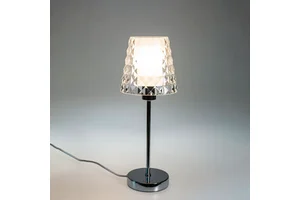 Newish Reading Room Decor Crystal Night Light Modern Bedside Glass Cup Shade Table Lamp Popular Led Desk Lamp