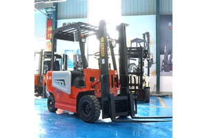 Wholesale Customized 2T Battery 4 Wheel Compact Mini Stacker Electric Forklift For Warehouse Stacking
