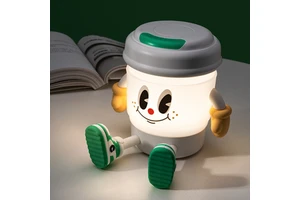Coffee Cup Night Lamp USB Charging Bedroom Light Creative Decorative Night Lamp for Gift