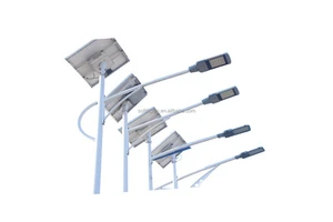 Street Solar Light with Pole Set Mounted Street Light Bracket