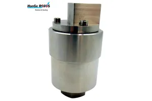 Custom Stainless Steel Water Rotary Union Jaw-Jaw Polished Finish 3/4 BSP Inlet 12 Bar Pressure Threaded Swivels