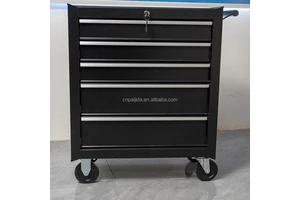 Heavy Duty OEM ODM Anti-Rust Lockable Tool Storage Cabinet with 5-Drawers and Wheels for Industrial Garage Auto Repair Workshop