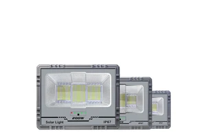 Hot Selling Super Bright IP65 Waterproof Solar Flood Light 200W/300W/500W/800W Outdoor Garden LED LiFePO4 Battery Remote Control