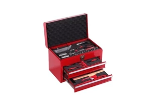 74PCS Herramientas Automotriz 74pcs Combination Tools Set With Three-layer Iron Box