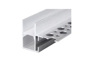 38*23mm Customized LED Double-Sided Embedded Linear Light Aluminum Alloy Groove Anodized for Living Room Ceiling Main Light