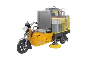 Baiyi-T6 Small Leaf Collection Tricycle Fast Electric Tricycle Leaf Suction Pick up Machine