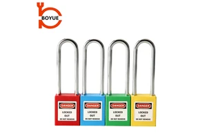 Boyue Factory-Supplied Steel Shackle Padlock with Key Unlock Secure Lock for Various Applications on Boyue Brand Products