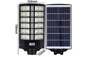 All in One IP65 200W 6000K Daylight LED Solar Road Street Lights with Plastic Construction