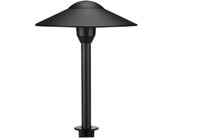 2 Pack Warm White LED Landscape Lights Low Voltage Solar Powered IP65 Waterproof for Garden Pathway Lawn Yard Outdoor Lighting