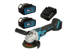 ATO A8051 Rechargeable Cordless Brushless Angle Grinder Portable Angle Grinder 125mm Durable 21V Cordless Angle Grinder