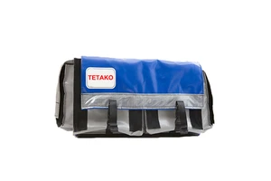 Custom Logo Large Heavy Duty Electrician Tool Organizer Vinyl Tarpaulin PVC Tool Bag With Reflective Stripe