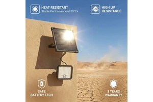 Solar Floodlight Outdoor Waterproof High Brightness Intelligent Sensing 10W LED Solar Garden Flood Light