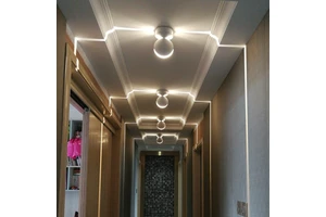 LED Window Sill Light Corridor Light Ray Door Frame Line Wall Lamps Surface-mounted Linear Recessed Wall Lights for Hotel Aisle