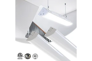 Linear LED Low Bay Light with Motion Sensor CCT Selectable Commercial Stairwell Fixture