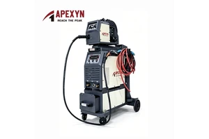 APEXYN 380V 500A DC Inverter IGBT Module MIG Welding Machine New High Quality Built-in Tool Box 103KG Wire Spool Professional