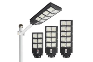 2000W All-In-One Integrated Streetlight Remote Control IP65 Waterproof Outdoor Solar LED Street Light
