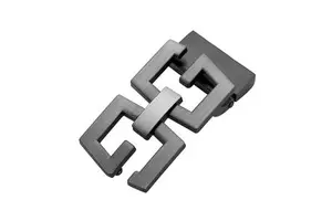 Inner Size 35mm Zinc Alloy Customized Gun Metal Western Tail Clip Western Belt Buckle