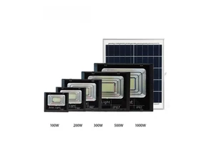 Solar Floodlight Outdoor Waterproof Ip67 Flood Lamp 25w 40w 60w 100w 200w Led Solar Flood Light