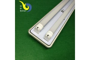 IP65Waterproof Double Tube Fluorescent Lamp T8 120cm 2*36W Tri-proof LED Tube Lamp