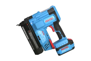 FIXTEC 2.0Ah Li-Ion Battery 20V Electric Cordless Pneumatic Nailer Gun Strong Concrete Nail Guns for Wood
