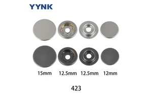 Wholesale Super Thin Metal Snaps Buttons Brass Press Studs Fasteners for Clothing Sewing Accessories Leather Craft Wallet