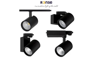 RONSE DALI 220V Modern COB 90 Aluminum LED Track Rail Lighting System 20W 30W 40W Track Light for Supermarket Office Shop