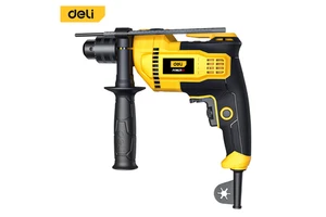 Deli EDL-CZ13-E6 Red Power Tool Electric Pick Heavy Duty High Power Through Wall Impact Concrete Slotting Multi-functional