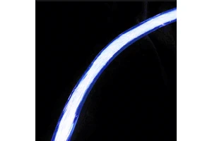 Whole-Length Glowing Plastic Optical Stand Light-Guiding Non-Conductive Contour Decor Fiber Optic Light