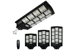 Black ABS Material Solar Street Light with Radar Induction High Power for All for Road IP65 Rated One Choice