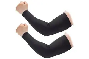 Men's UV Protection Compression Arm Sleeves Free Outdoor Sports Sets-for Cycling Golf Baseball Sun Protection Arm Sleeves