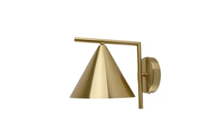 For CUL Certified Custom LED Iron Modern Wall Lamp Sconce E26 Champagne Gold Cone Shade Hotel Hallway Corridor Projects F-L11