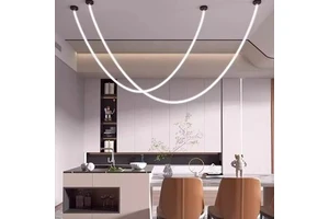 12V 24V Oval Neon Tube Modern Flexible Silicone LED Profile Light 22mm Diameter Dimmable 3000K-6000K Color Temp Switch Control