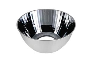 Multi-Edge Reflective PC LED Lens Lighting Reflector Cup Plano-Convex Aspheric 90 Degree Beam Angle Customizable