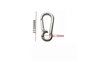 Wholesale Metal Keychain Clasp Clip Hook Carabiner Spring Buckle