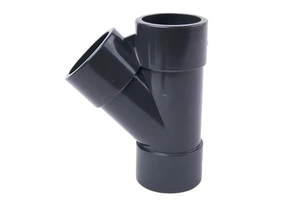 Plumbing Fittings Names DIN Standard PVC Pipes and Fittings for Plumbing PN10 PN16 Tee Pvc Y Pipe Fitting