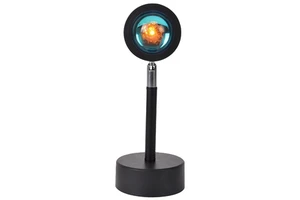 LED Light Rainbow Art Sunset Projection Creative Decoration Atmosphere Lamp Wall Background Lamp