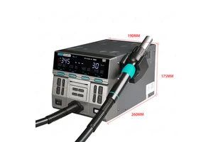 Sugon 8650 Pro Hot Air Gun Curved Soldering Iron Station Digital Phone Motherboard IC Anti-static Automatic Welding Repair Tool