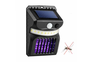 1000lm IP65 Waterproof Home LED Solar Garden Wall Light Mosquito Lamp PIR Motion Sensor Outdoor Solar Security Wall Light