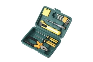 Promotion Household General Tool Kit Hand-powered Carbon Steel Tools in Hard Case OEM Customizable 1-Year Warranty