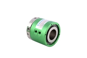 4 Ports Rotary Joint Middle Through Hole 40mm OD93,G1/8" Thread Connection, air Pressure 1MPa,360 Degrees Rotating slip Ring
