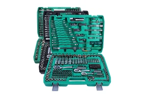 216PCS Household Tool Set Multi Car Tool Kit Box Hex Ratchet Steel Wrench Socket Set Hand Tools Set