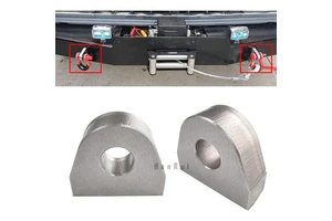 1" Thick Steel Weld-On Shackle Clevis Mount for Car Truck Tractor