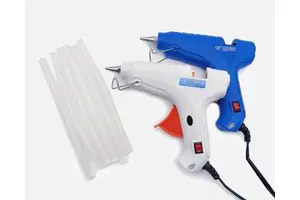 20/60/150W Hot Melt Glue Gun, DIY Craft Glue Gun Kit with 10 Glue Sticks, Mini Industrial Hot Glue Gun for Arts & Repairs