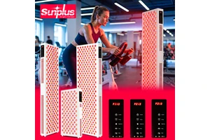 Wholesale Price Red Light Therapy Panel Beauty Salon Red Light Therapy Panel Full Body 1500W Horizontal Motorized Stand