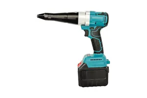 Brushless Industrial & DIY Portable 21V Lithium Battery Cordless Rivet Gun & Nail Gun with Automatic Pulling