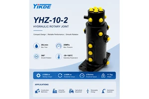 Heavy-Duty 10-Port Rotary Union for Aerial Platforms & Drills