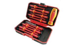 Rt Tool Professional 13-pcs 1000v Insulated Vde Screwdriver Set Hand Tool Kits for Electricians Repair Usage Oem Supported Box