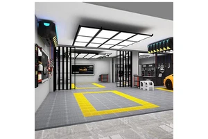 Garage Workshop Industrial Lighting Car Garage Hexagon Led Lights Garage Lights